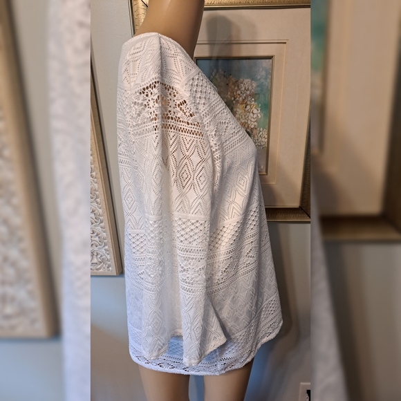 Dana Buchman crochet type top Medium - Picture 2 of 12